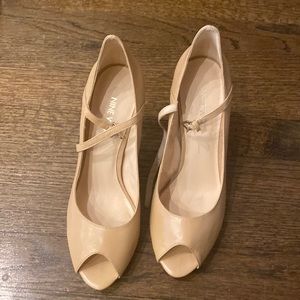 Nine West Nude Heels Size 8